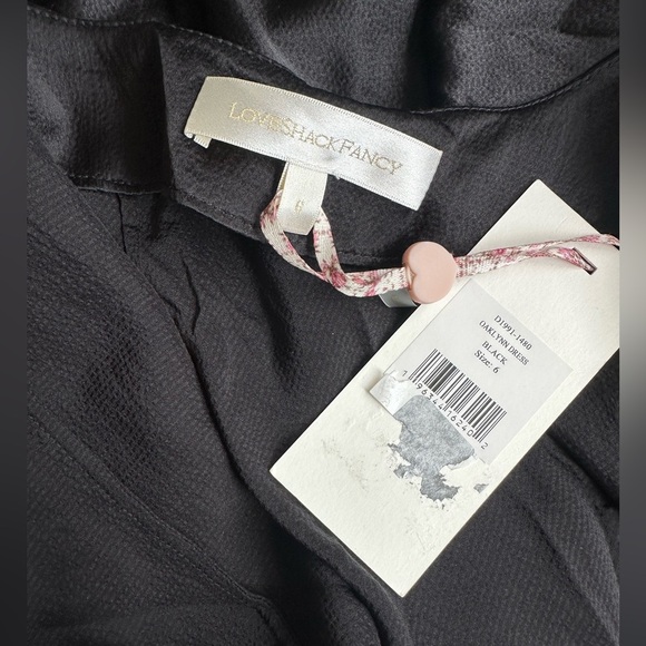 NWT LoveShackFancy Oaklynn Silk Dress. Size 6. - Picture 11 of 14